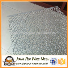 Designer manufacture oem big hole perforated metal mesh